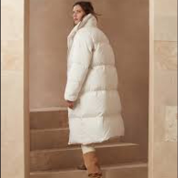 BR water repellent long down coat - Picture 2 of 5